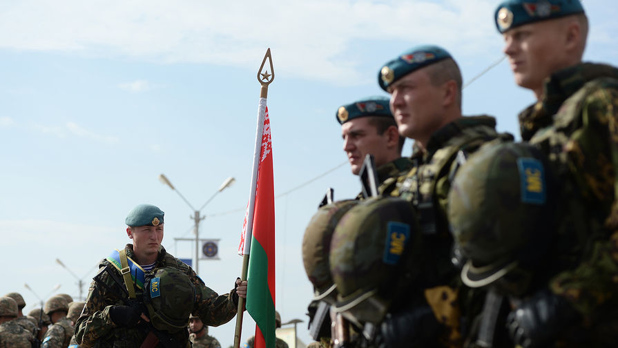 В Казахстан прибыли белорусские миротворцы