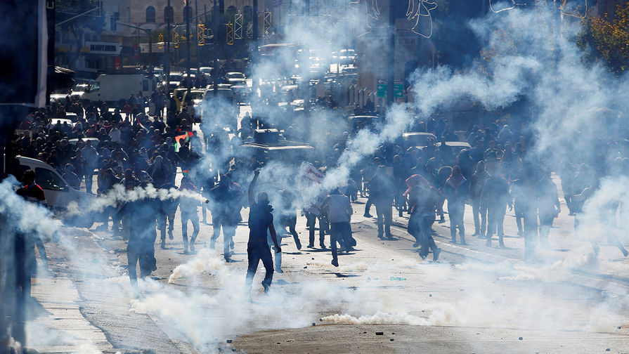 Беспорядки, начавшиеся во время протестов в Палестине