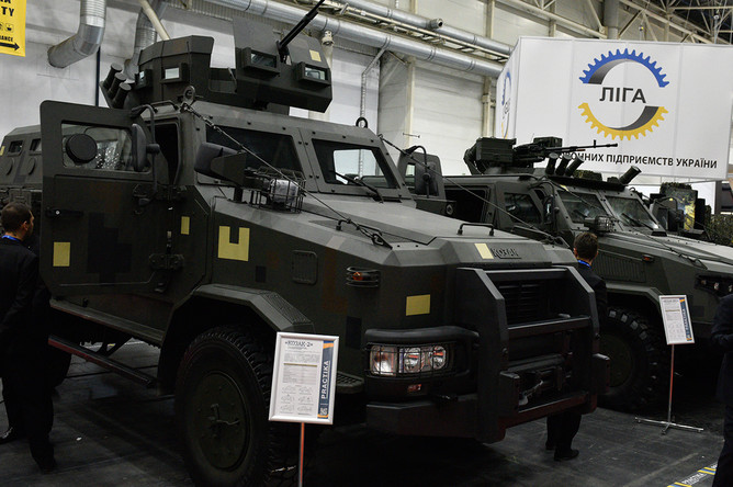 Бронеавтомобиль «Казак -2», представленный на международной специализированной выставке «Оружие и безопасность - 2019» в Киеве