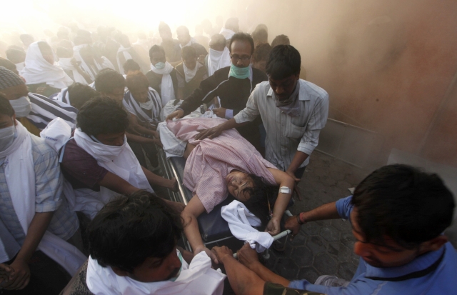 Пожар в больнице Калькутты