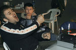 Режиссер Гоша Тоидзе и продюсер Юрий Айзеншпис во время съемок видеоклипа на песню Not That Simple Димы Билана для конкурса «Евровидение», 2005 год
