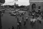 Таганская площадь в день похорон Владимира Высоцкого, 28 июля 1980 года