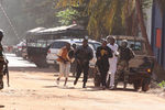 Ситуация около отеля Radisson Blu в Бамако