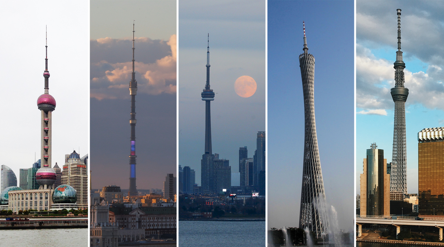 Tower на русском. CN Tower Останкинская. Башня в районе Шанхая похожая на Останкино. Типы телебашен. Останкинская телебашня список самых высоких телевизионных башен.