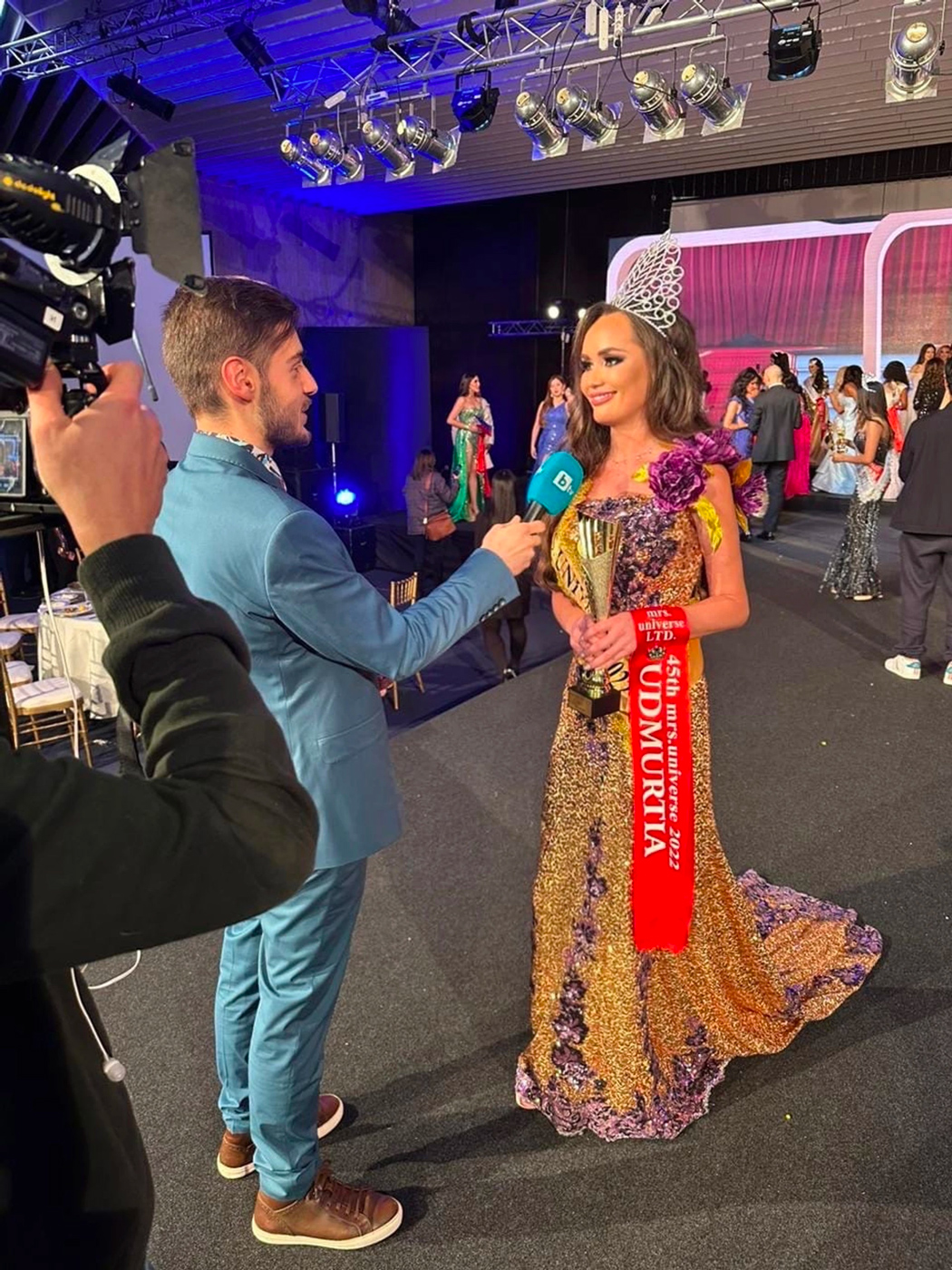 Елена Максимова на конкурсе «Миссис Вселенная 2023» среди замужних женщин в Софии