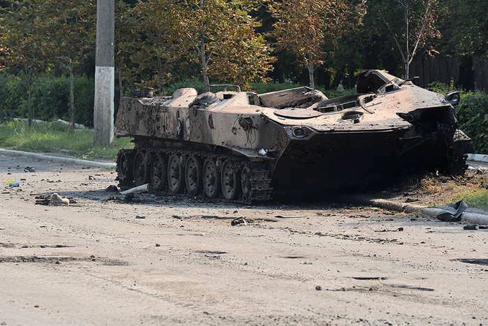 Уничтоженная бронетехника украинской армии