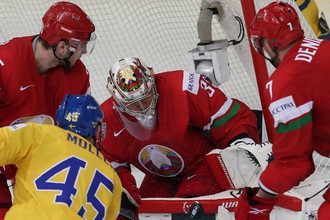 Сборная Белоруссии на домашнем чемпионате мира в Минске