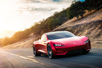 Презентация Tesla Roadster 2 в Калифорнии, 16 ноября 2017 года