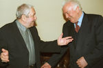 Эрнст Неизвестный и президент Грузии Эдуард Шеварднадзе, 2001 год