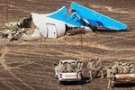 На месте крушения российского самолета Airbus A321 в Египте