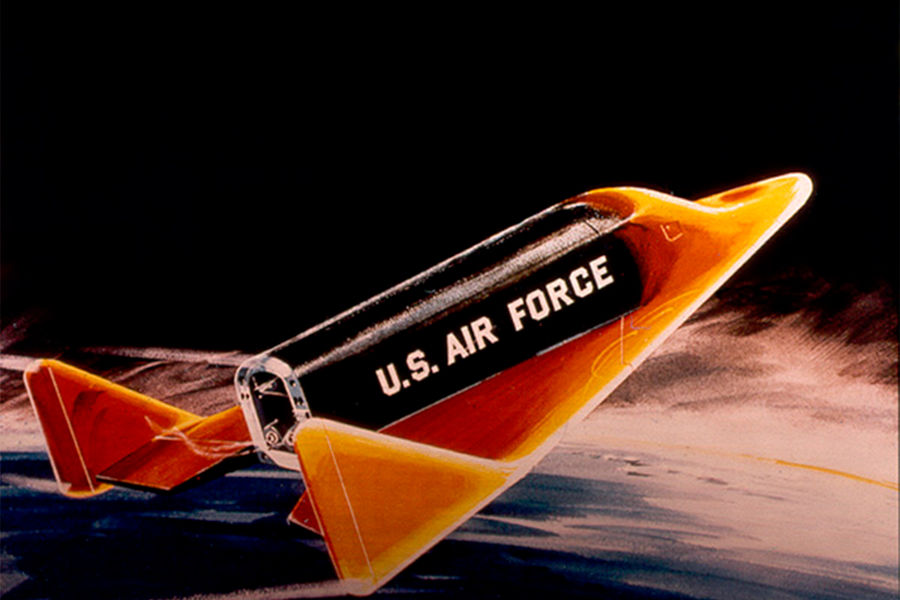 Рисунок X-20 при&nbsp;входе в&nbsp;атмосферу