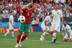 Матч группового этапа чемпионата мира по футболу между сборными Португалии и Марокко