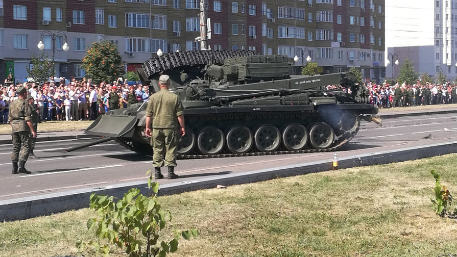 Инцидент с&nbsp;участием танка Т-34 после военного парада в&nbsp;Курске, 23 августа 2018 года