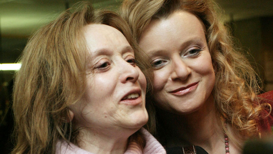 Маргарита Терехова с дочерью Анной, 2005 год