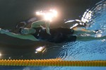 Американка Эллисон Шмитт мчится к золотой медали в плавании на 200 метров вольным стилем