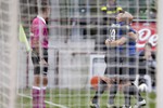 «Интер» празднует первый гол, забитый Антонио Кассано