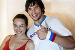 Актриса Екатерина Гусева и хоккеист Александр Овечкин, 2008 год