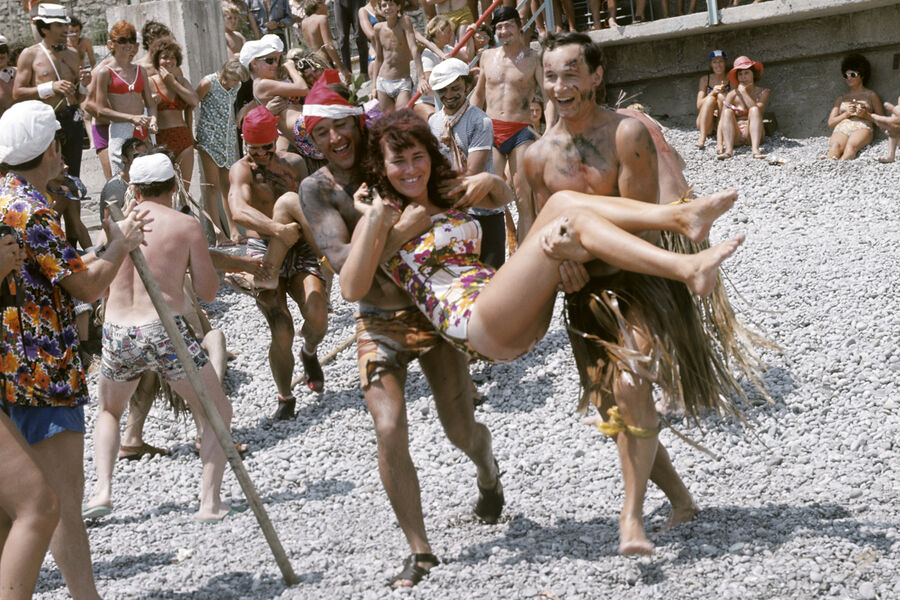 Празднование Дня Нептуна в&nbsp;молодежном лагере &laquo;Спутник&raquo; в&nbsp;Крыму, 16&nbsp;июля 1975&nbsp;года