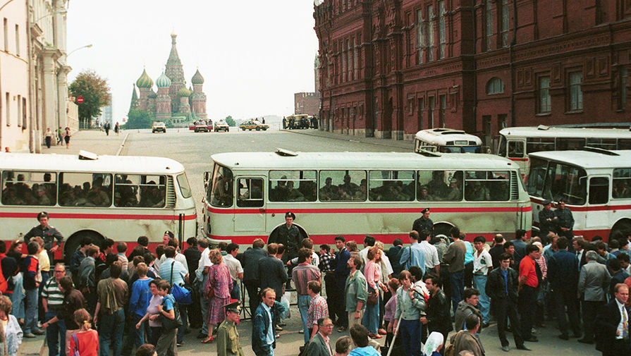 Во время попытки государственного переворота в&nbsp;Москве в&nbsp;августе 1991&nbsp;года