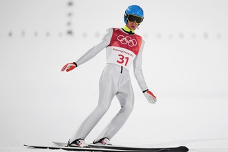 Российский летающий лыжник Денис Корнилов